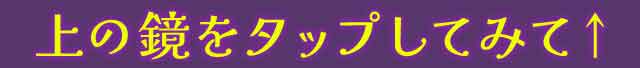 上の鏡をタップしてみて↑
